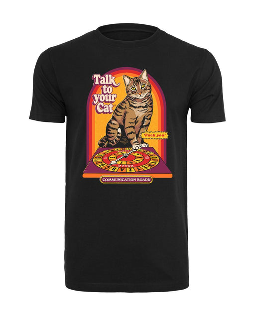 Steven Rhodes - Talk to your Cat - T-Shirt | yvolve Shop