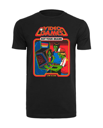 Steven Rhodes - Video Games rot your brains - T-Shirt
