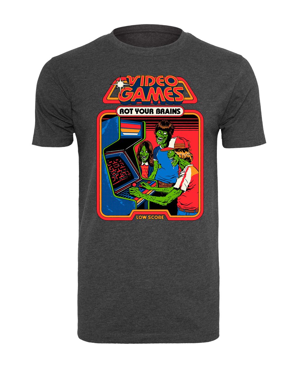 Steven Rhodes - Video Games rot your brains - T-Shirt
