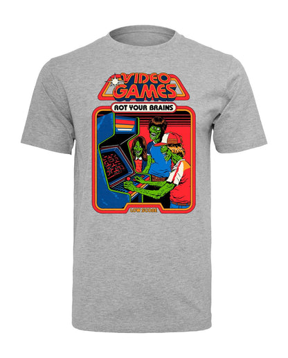 Steven Rhodes - Video Games rot your brains - T-Shirt