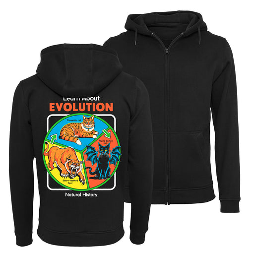 Steven Rhodes - Learn about Evolution - Zip-Hoodie | yvolve Shop
