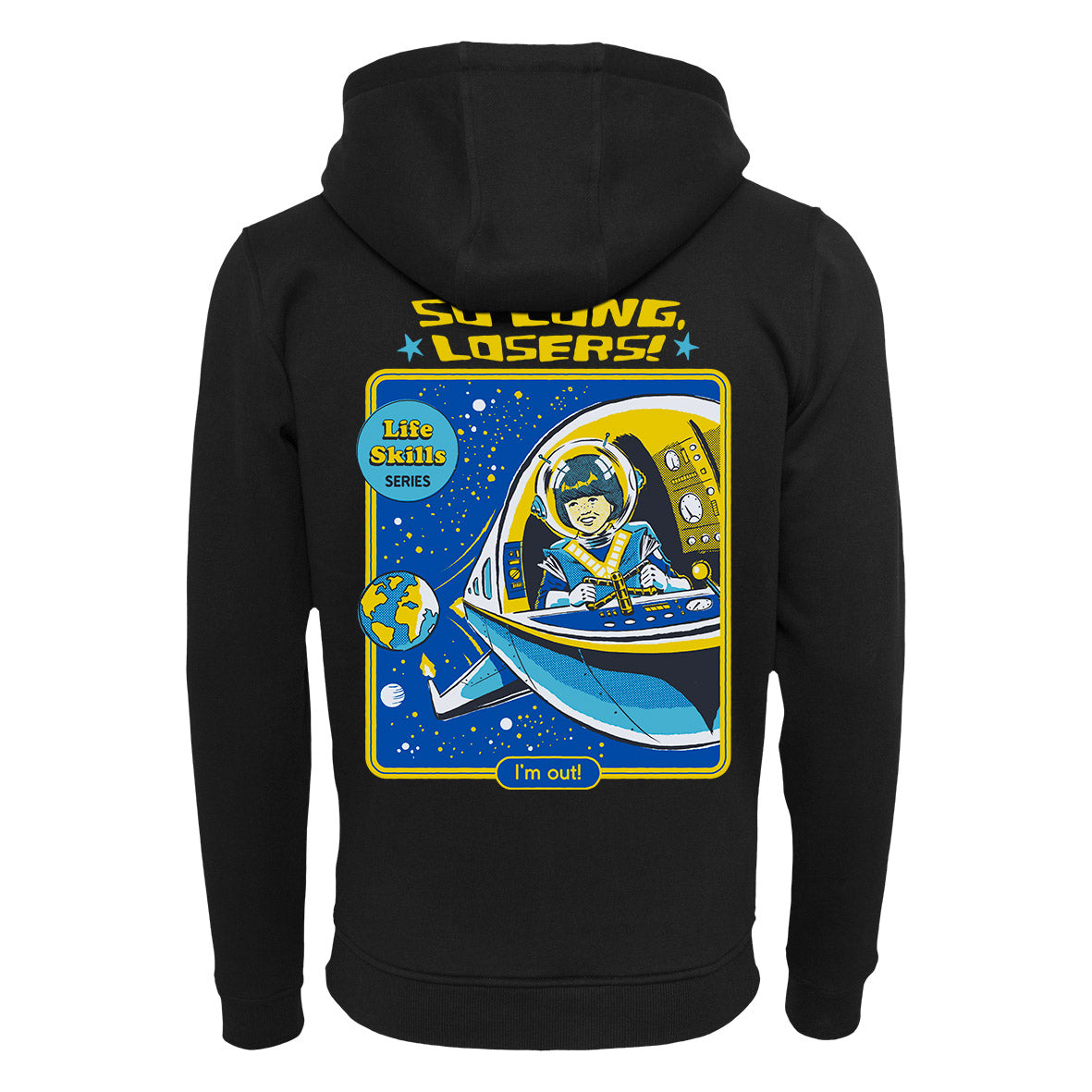 Steven Rhodes - So Long Losers - Zip-Hoodie | yvolve Shop