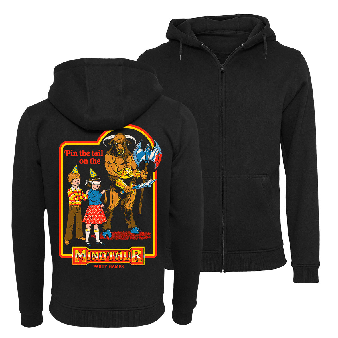 Steven Rhodes - Minotaur - Zip-Hoodie | yvolve Shop