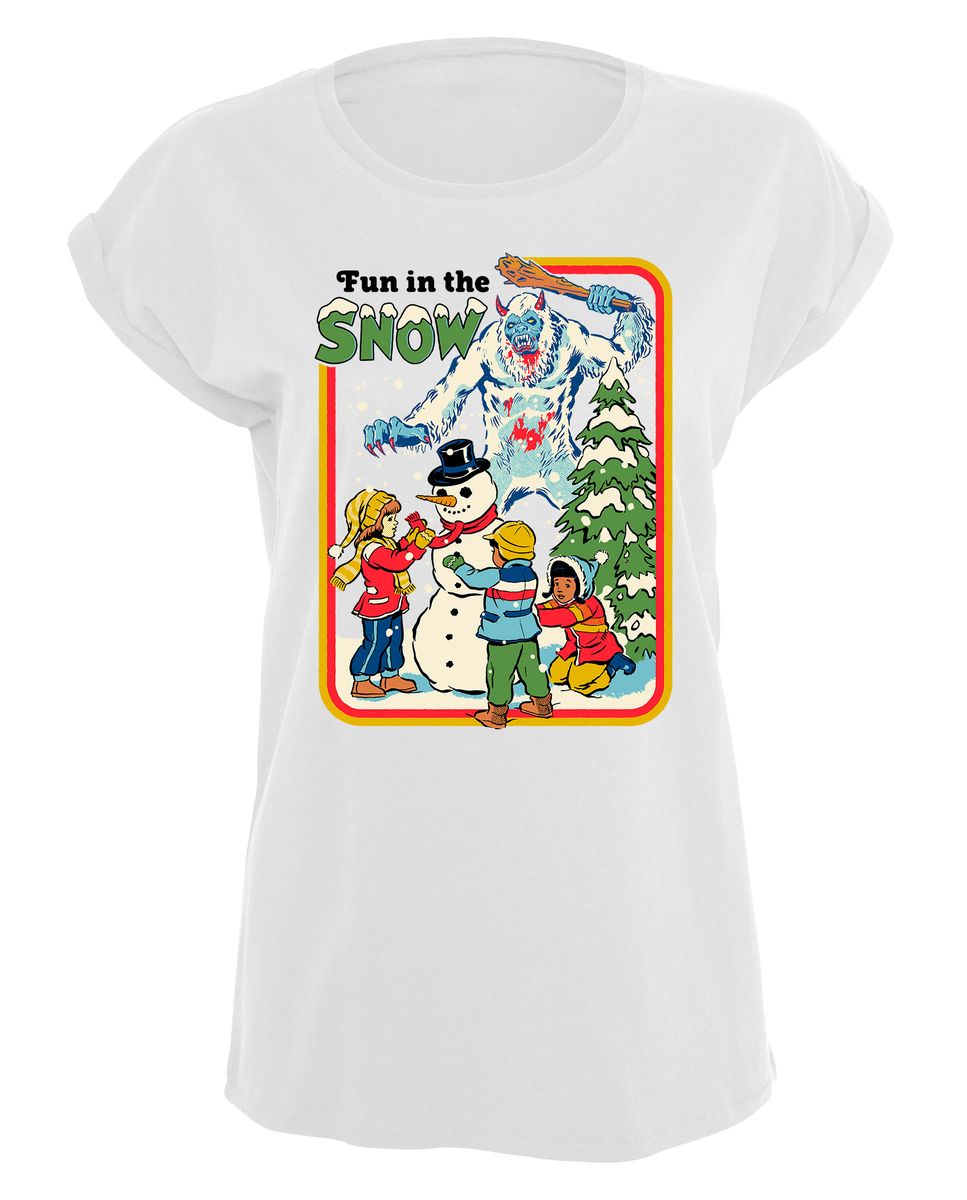 Steven Rhodes - Fun in the Snow - Girlshirt | yvolve Shop