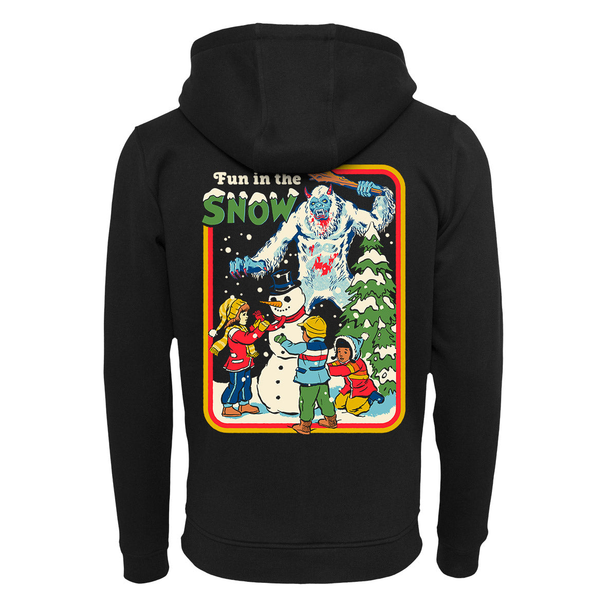 Steven Rhodes - Fun in the Snow - Zip-Hoodie | yvolve Shop