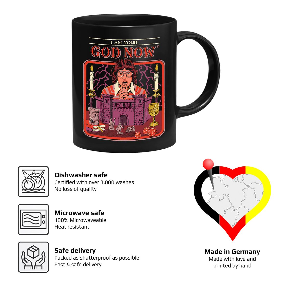 Steven Rhodes - I am your God now - Tasse | yvolve Shop