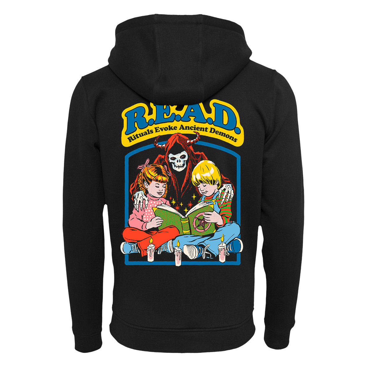 Steven Rhodes - READ - Zip-Hoodie | yvolve Shop