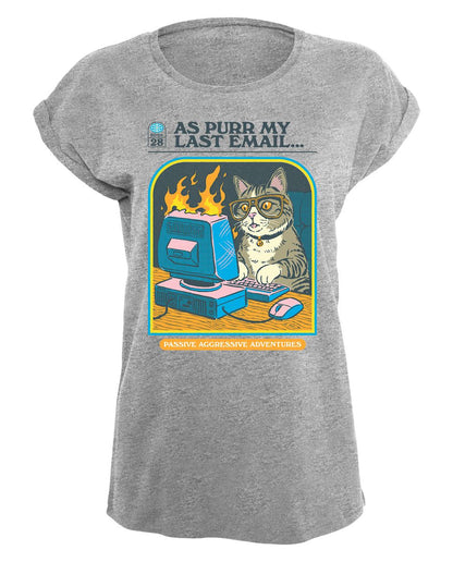 Steven Rhodes - As Purr My Last Email - Girlshirt