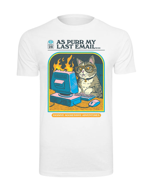 Steven Rhodes - As Purr My Last Email - T-Shirt