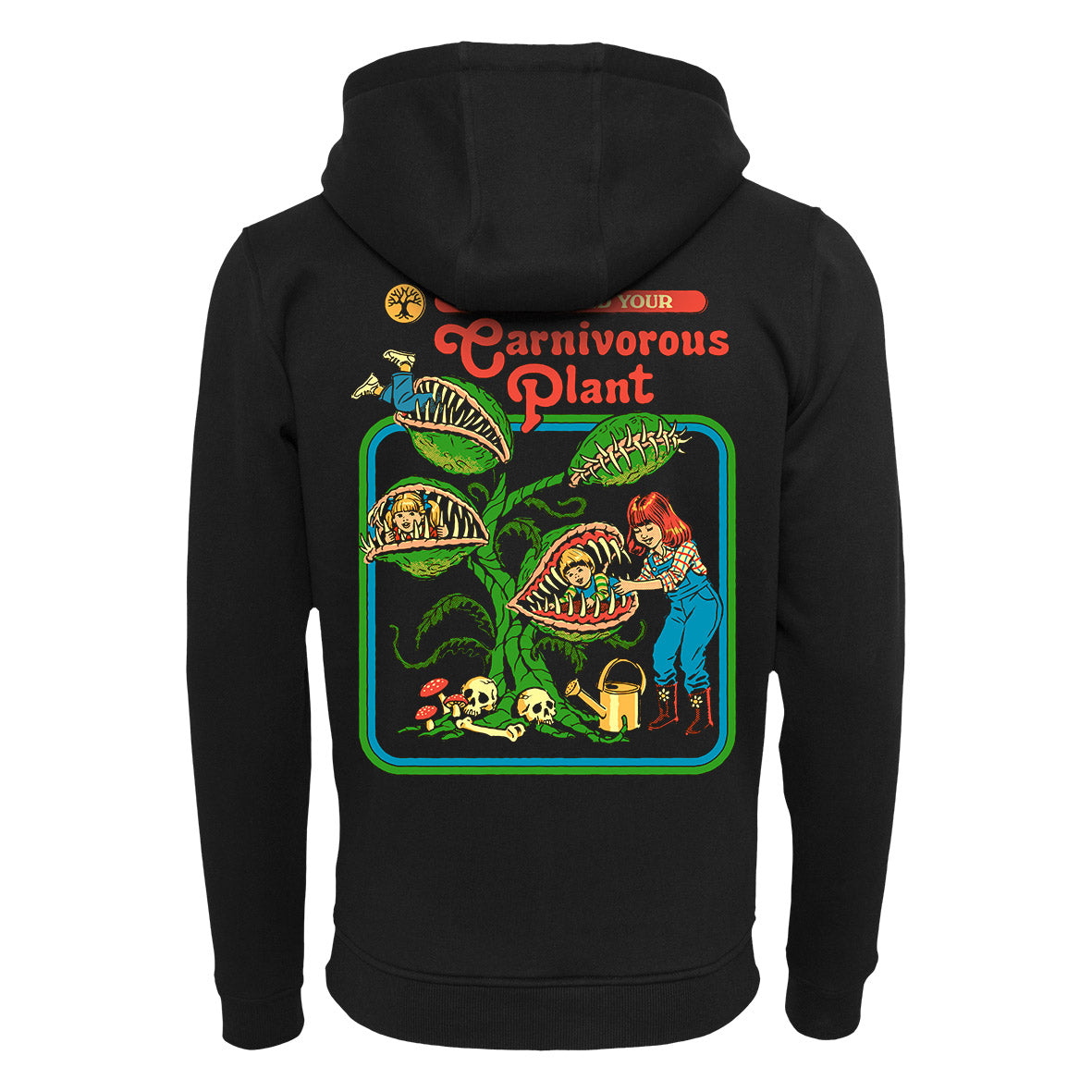 Steven Rhodes - Carnivorous Plant - zip hoodie