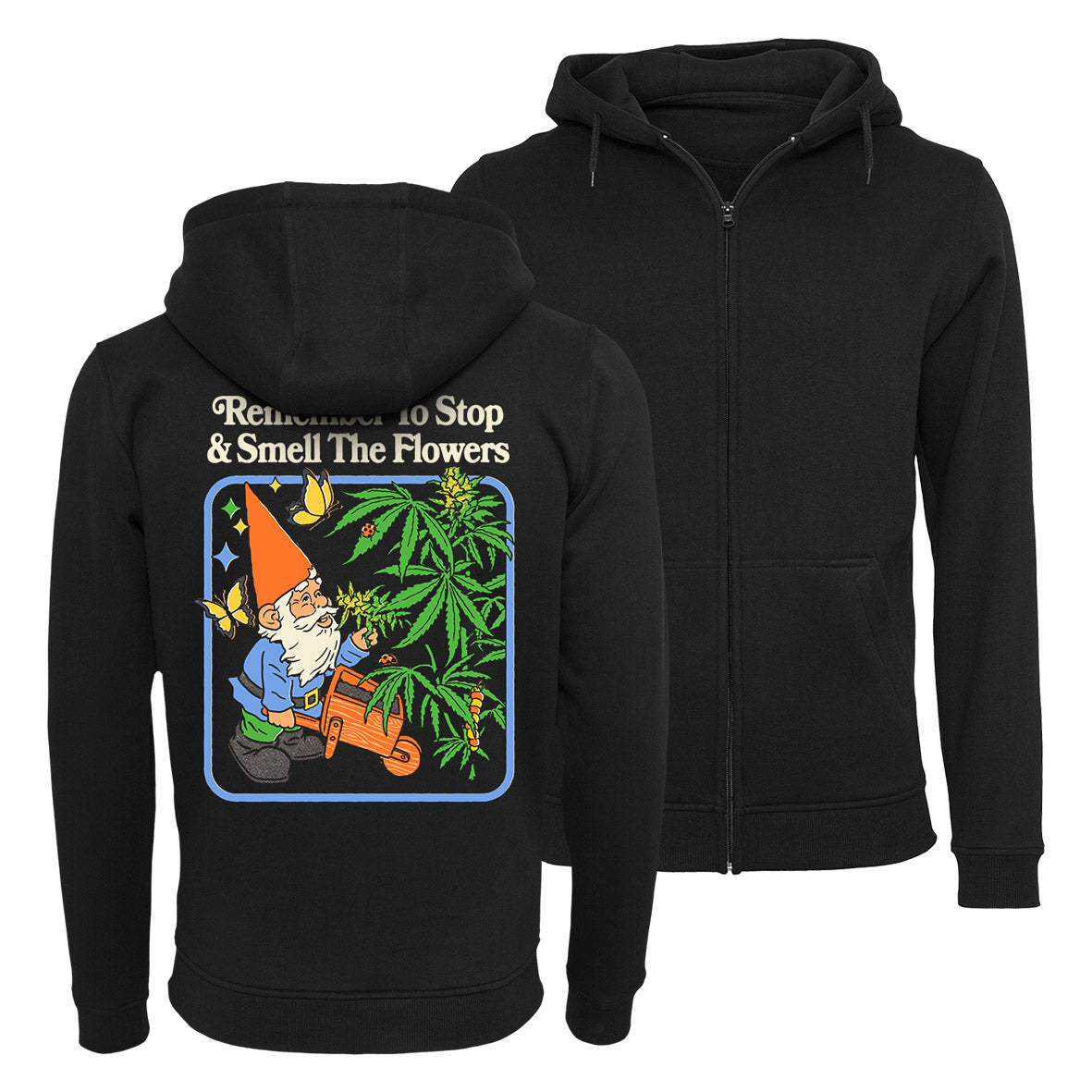 Steven Rhodes - Smell the Flowers - Zip-Hoodie