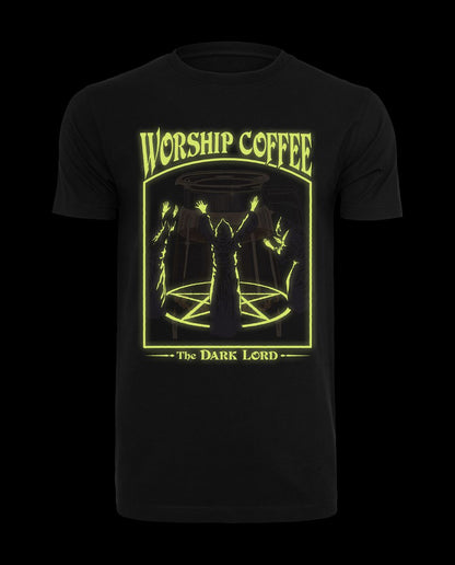 Steven Rhodes - Worship Coffee - Glow-in-the-Dark T-Shirt - Limited Edition