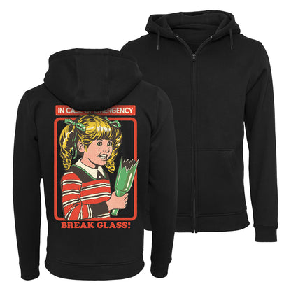 Steven Rhodes - Break Glass - Zip-Hoodie