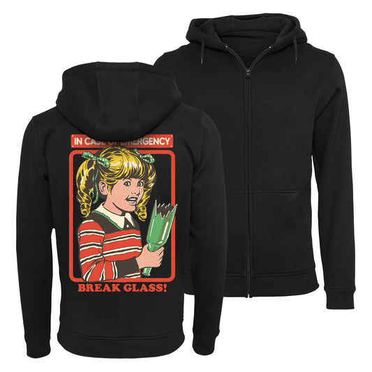 Steven Rhodes - Break Glass - Zip-Hoodie