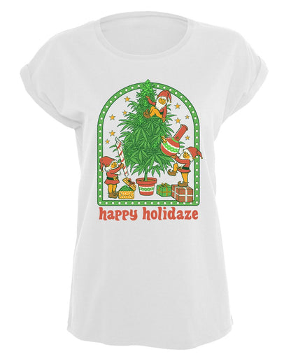 Steven Rhodes - Happy Holidaze - Girlshirt