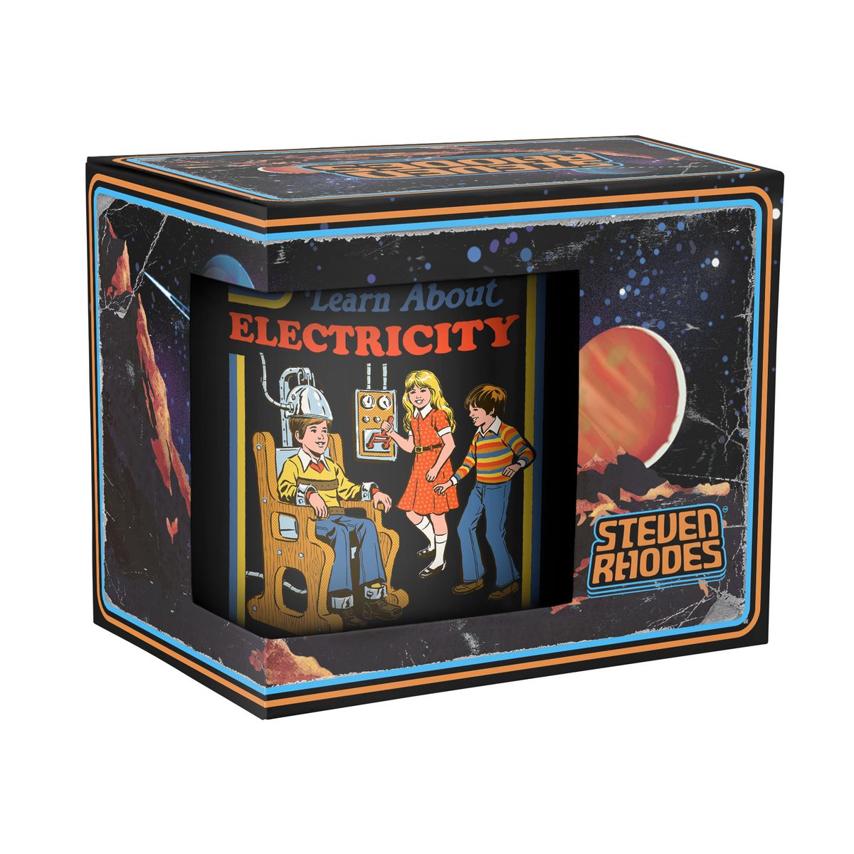 Steven Rhodes - Learn About Electricity - Mug