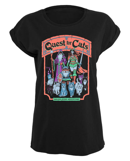 Steven Rhodes - Quest for Cats - Girlshirt