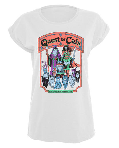 Steven Rhodes - Quest for Cats - Girlshirt