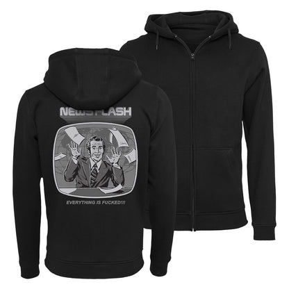 Steven Rhodes - Newsflash - Zip-Hoodie