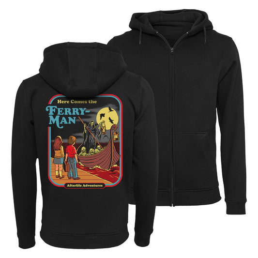 Steven Rhodes - Here Comes the Ferryman - zip hoodie