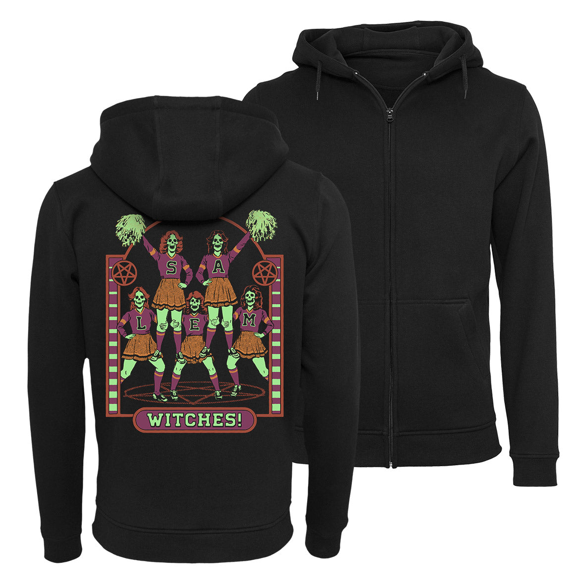 Steven Rhodes - Salem Witches - zip hoodie
