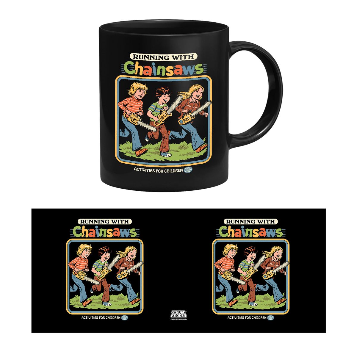 Steven Rhodes - Running with Chainsaws - Tasse