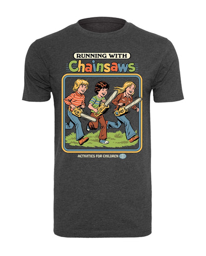 Steven Rhodes - Running with Chainsaws - T-Shirt