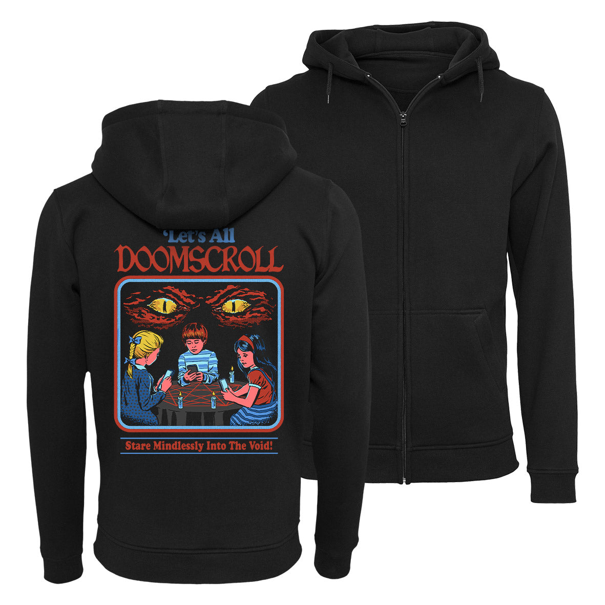 Steven Rhodes - Let's All Doomscroll - Zip-Hoodie