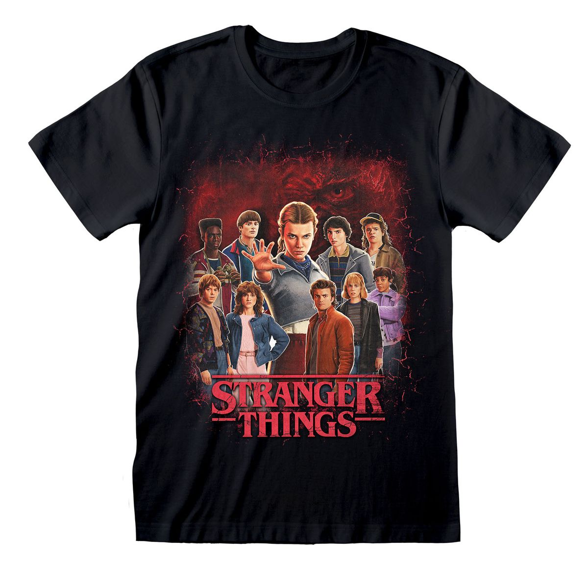 Stranger Things - Group of all Characters - T-Shirt