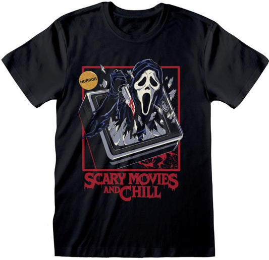Steven Rhodes x Ghostface - Scary Movies and Chill - T-Shirt