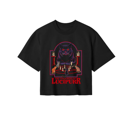 Steven Rhodes - Lucipurr - Cropped Shirt