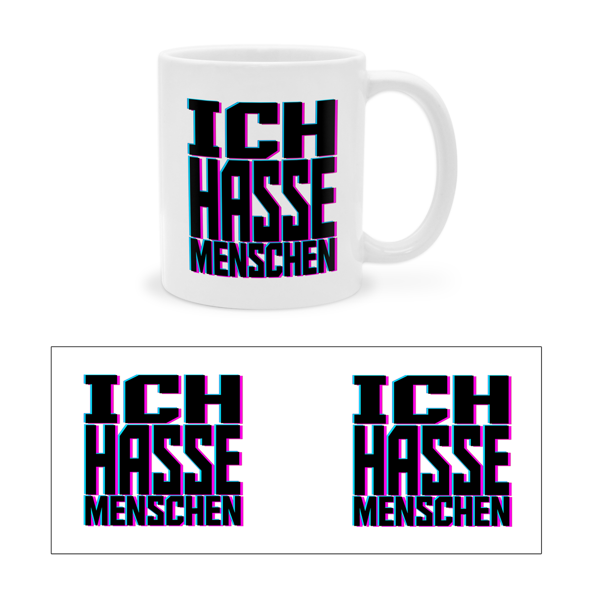 yvolve - I hate people - Mug