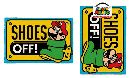Super Mario - Shoes Off - Doormat