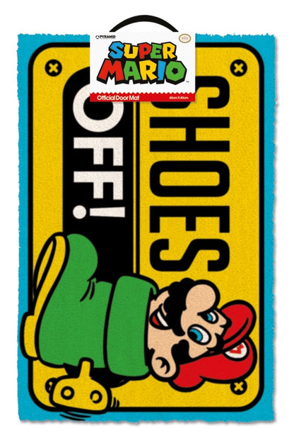 Super Mario - Shoes Off - Doormat