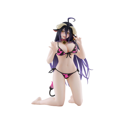 Overlord - Desktop Cute Figure Albedo Cow-Print Swimsuit Ver. Renewal - Figur
