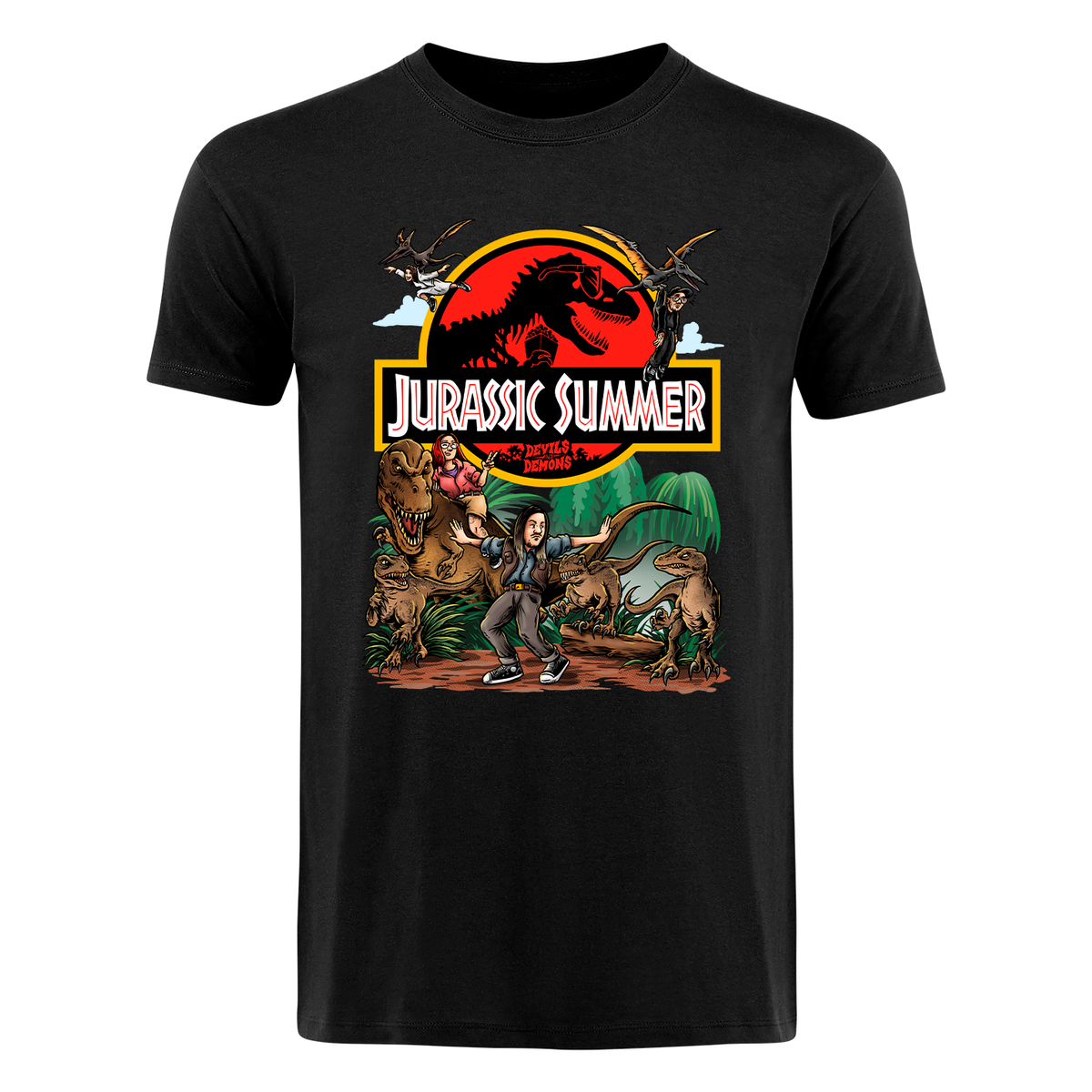 Devils &amp; Demons - Jurassic Summer black - T-Shirt