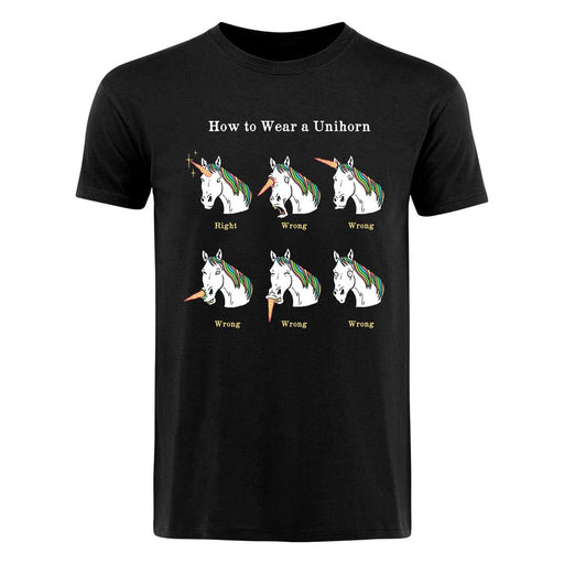 Hillary White Rabbit - How to Wear a Unihorn - T-Shirt | yvolve Shop