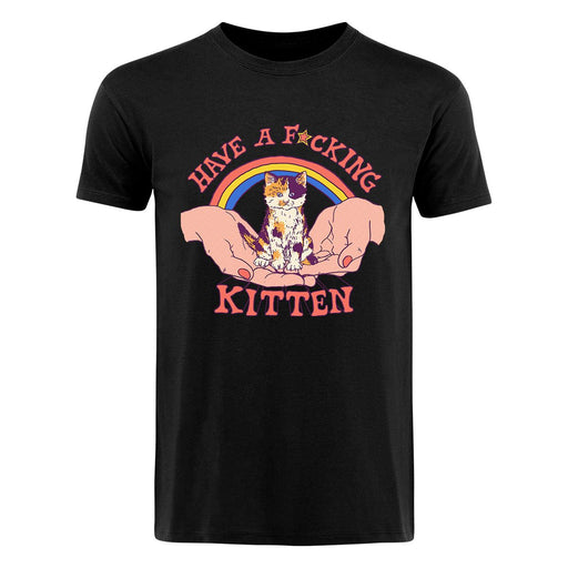 Hillary White Rabbit - Kitten - T-Shirt | yvolve Shop