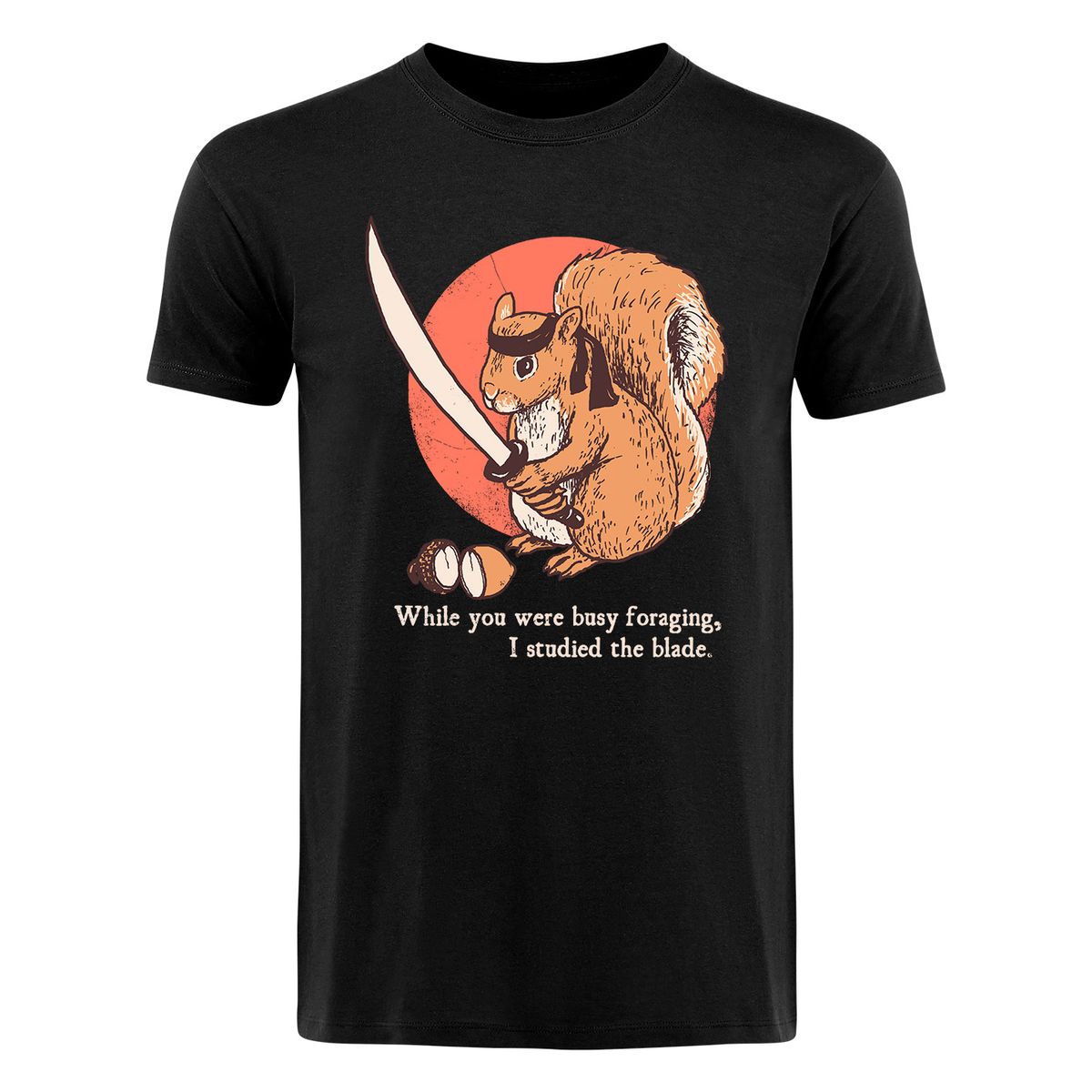 Hillary White Rabbit - Squirrel Blade - T-Shirt