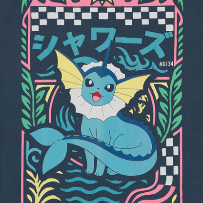 Pokémon - Navy Vaporeon - T-Shirt