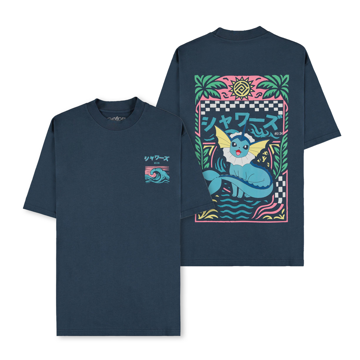Pokémon - Navy Vaporeon - T-Shirt