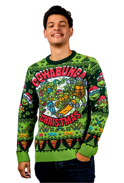 Turtles - Cowabunga - Ugly Christmas Sweater