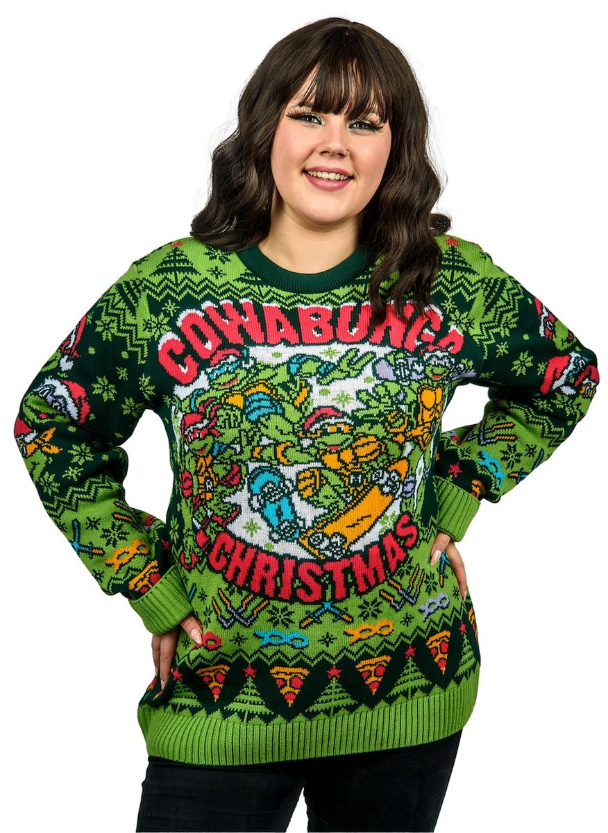 Turtles - Cowabunga - Ugly Christmas Sweater