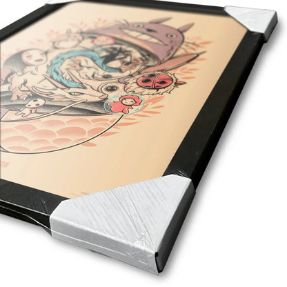 Ilustrata - The Girl and The Dragon - Framed Art Print