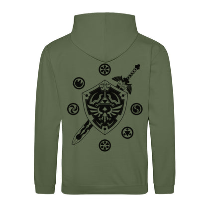 The Legend of Zelda - Logo and Shield - Hoodie