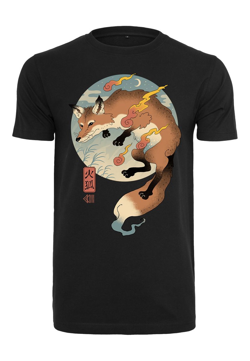 Vincent Trinidad - Fire Fox Ukiyo-e - T-Shirt