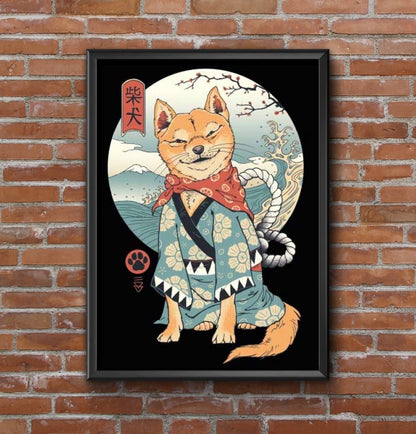 Vincent Trinidad - Shiba Inu - Framed Art Print