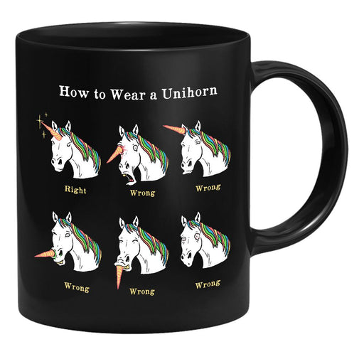 Hillary White Rabbit - How to Wear a Unihorn - Tasse | yvolve Shop