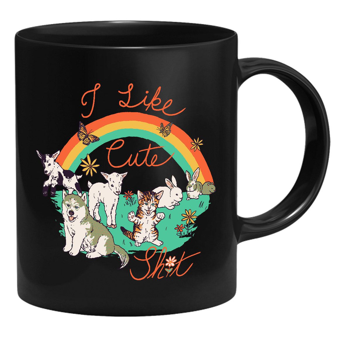 Hillary White Rabbit - I Like Cute Shit - Tasse | yvolve Shop