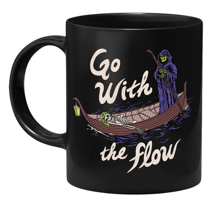 Hillary White Rabbit - Go with the Flow - Tasse | yvolve Shop
